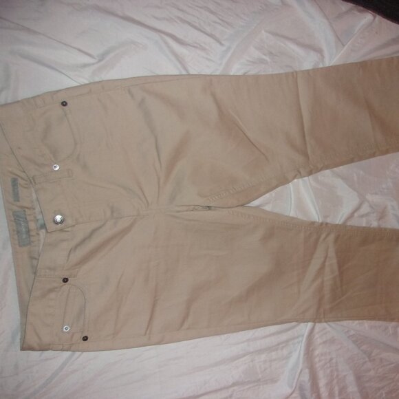 size 8 pants womens tan jeans career casual dress trousers eight work - Picture 3 of 6